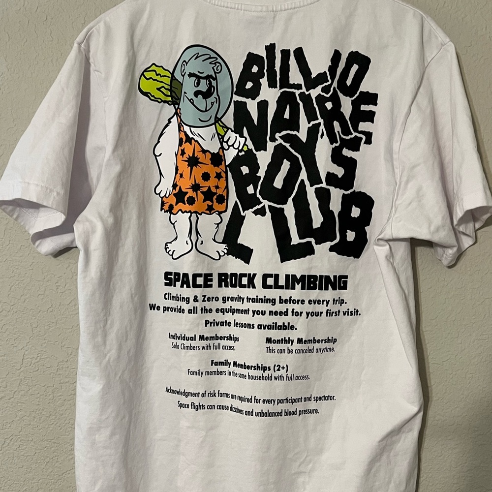 Billionaire boys club rare white t shirt